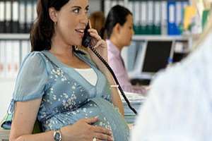 Mujer Embarazada, alimentación cuando se trabaja